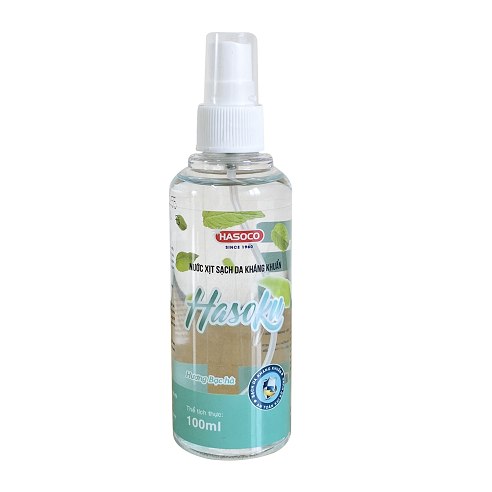 XỊT SẠCH DA KHÁNG KHUẨN HƯƠNG BẠC HÀ 100ML