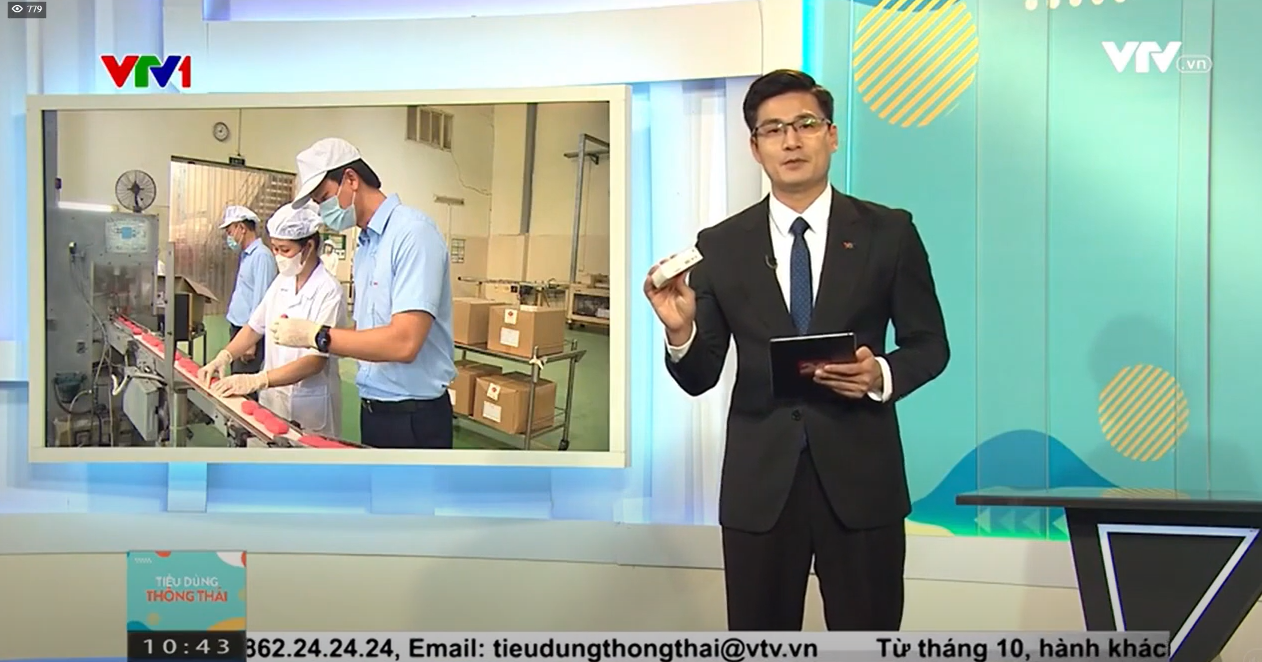 Sản phẩm Xà phòng Hà Nội được giới thiệu là “sản phẩm tiêu dùng Xanh” trong chương trình Tiêu dùng thông thái trên VTV1