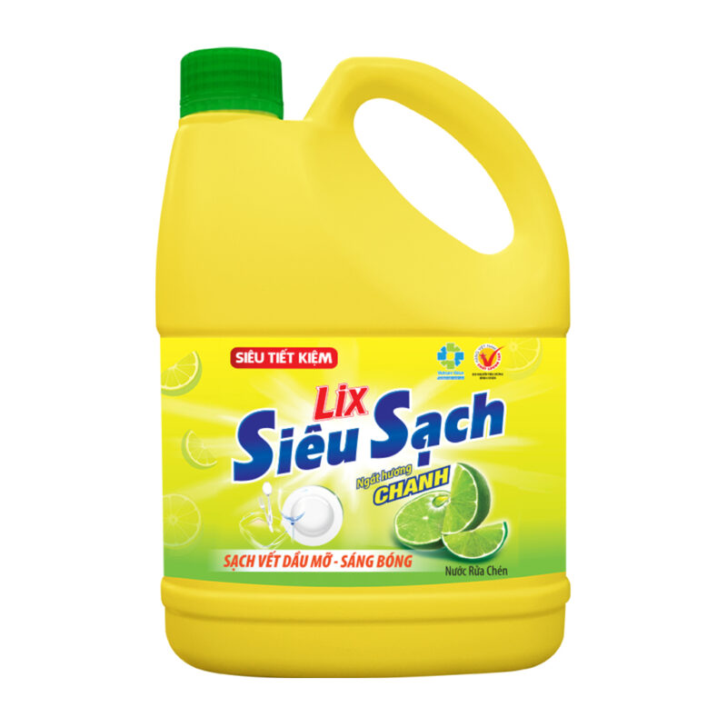 Nước Rửa Chén Lix Siêu Sạch Chanh