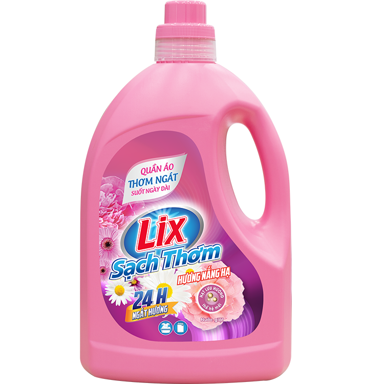 Nước giặt Lix Sạch Thơm Hương Nắng Hạ