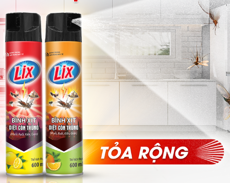 Bình Xịt Diệt Côn Trùng Lix